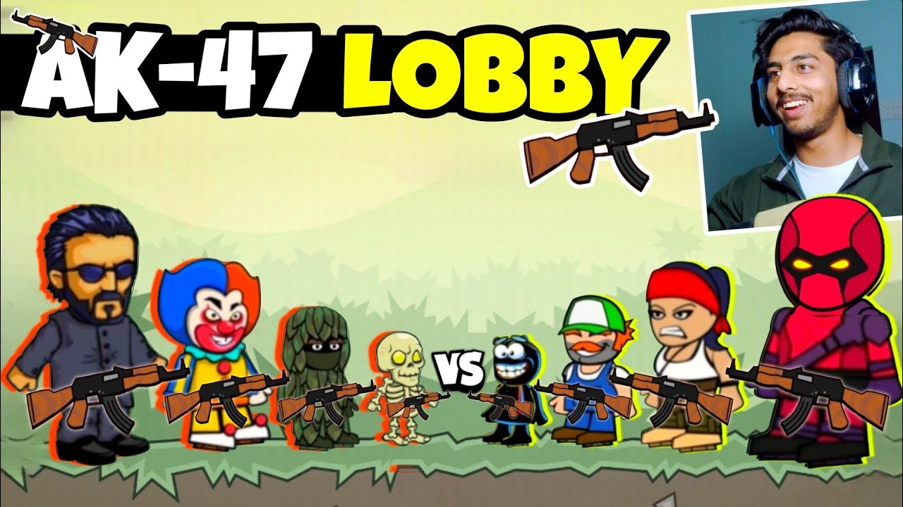 AK47 LOBBY | MINI MILITIA 🔥