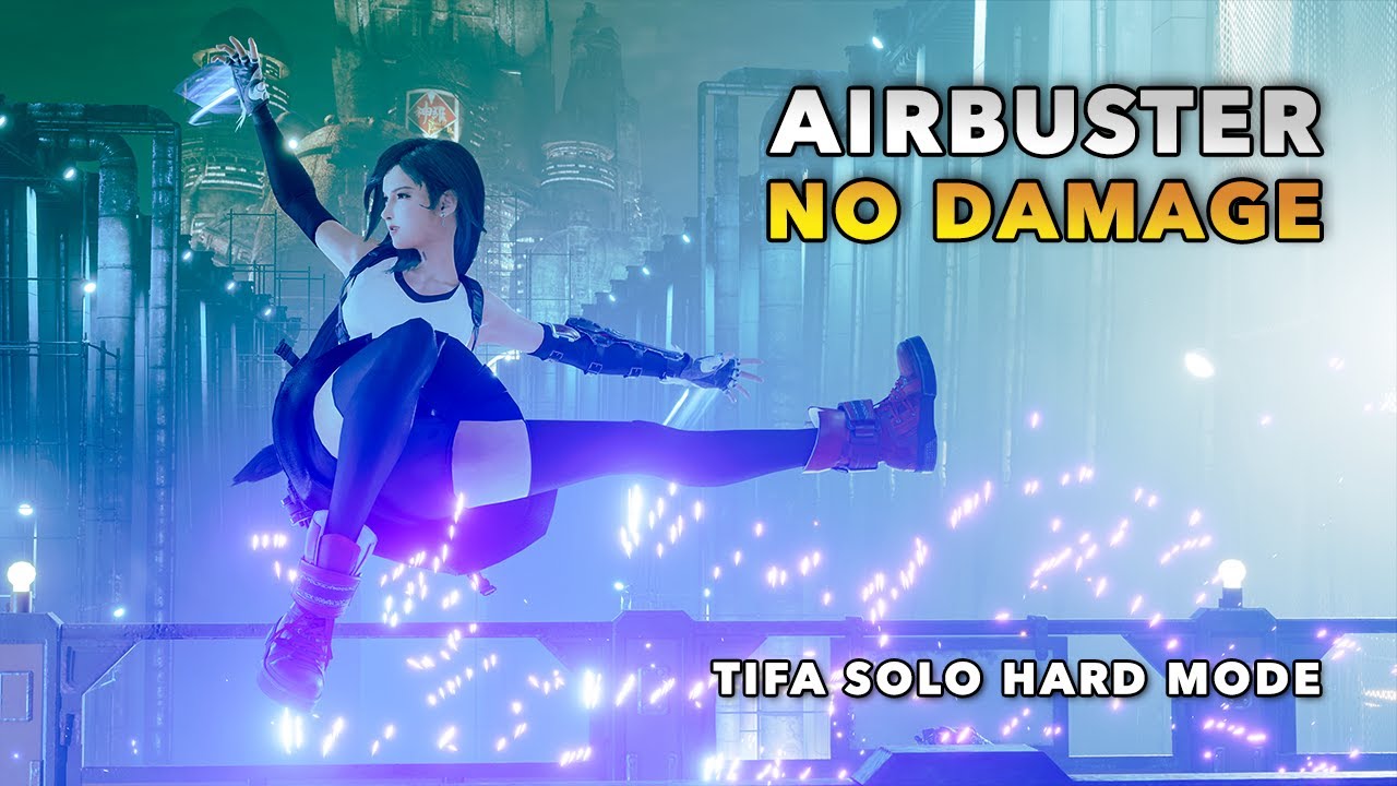 Tifa CANNOT BE TOUCHED vs The Airbuster - FF7 Remake