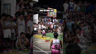 Inbound Ball Layup And Flex,Your Too Small.#basketball #entertainment #trendingshorts #viralshorts