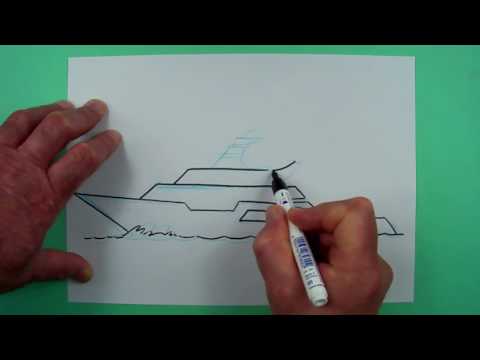 Video: Wie Zeichnet Man Eine Yacht
