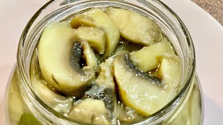картинка: Бързи мариновани гъби ( печурки) - неустоимо вкусна и изненадващо лесна рецепта
