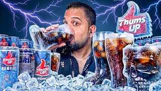 ASMR COLD ICED🥶 THUMS UP👍SOFT DRINKS | COLD DRINK🍷| BUMRAH & XFORCE EDITION |DRINKING SOUNDS MUKBANG screenshot 1