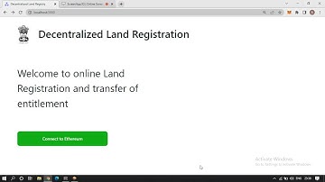 Blockchain Land Registry Project | Truffle #blockchain #ethereum