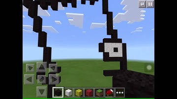 Episode #21 How to make Pixel Art Bart Simpson in Minecraft