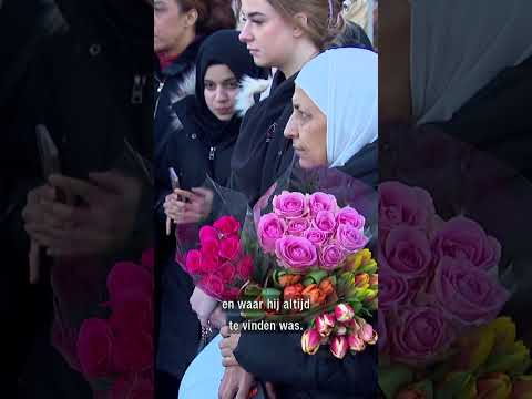 DOODGESTOKEN Hasan (18) herdacht door vrienden en familie| #shorts