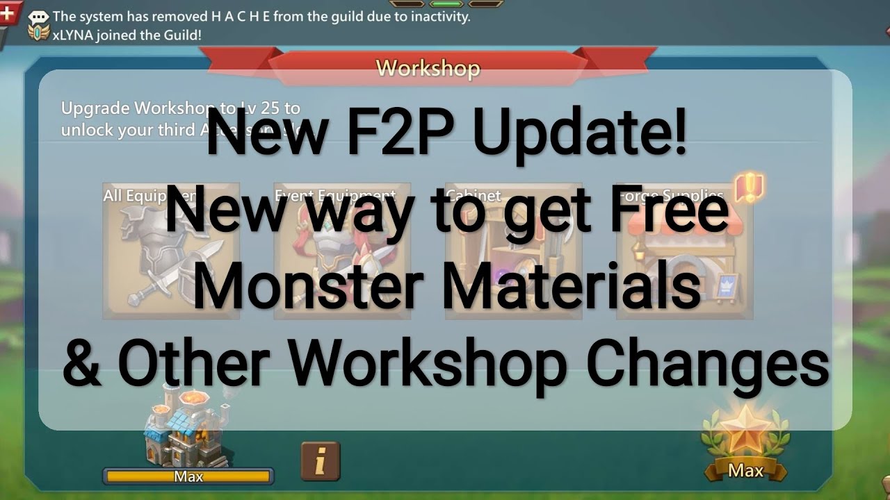 New way to get Free Monster Materials for F2Ps - September 2022 Update 