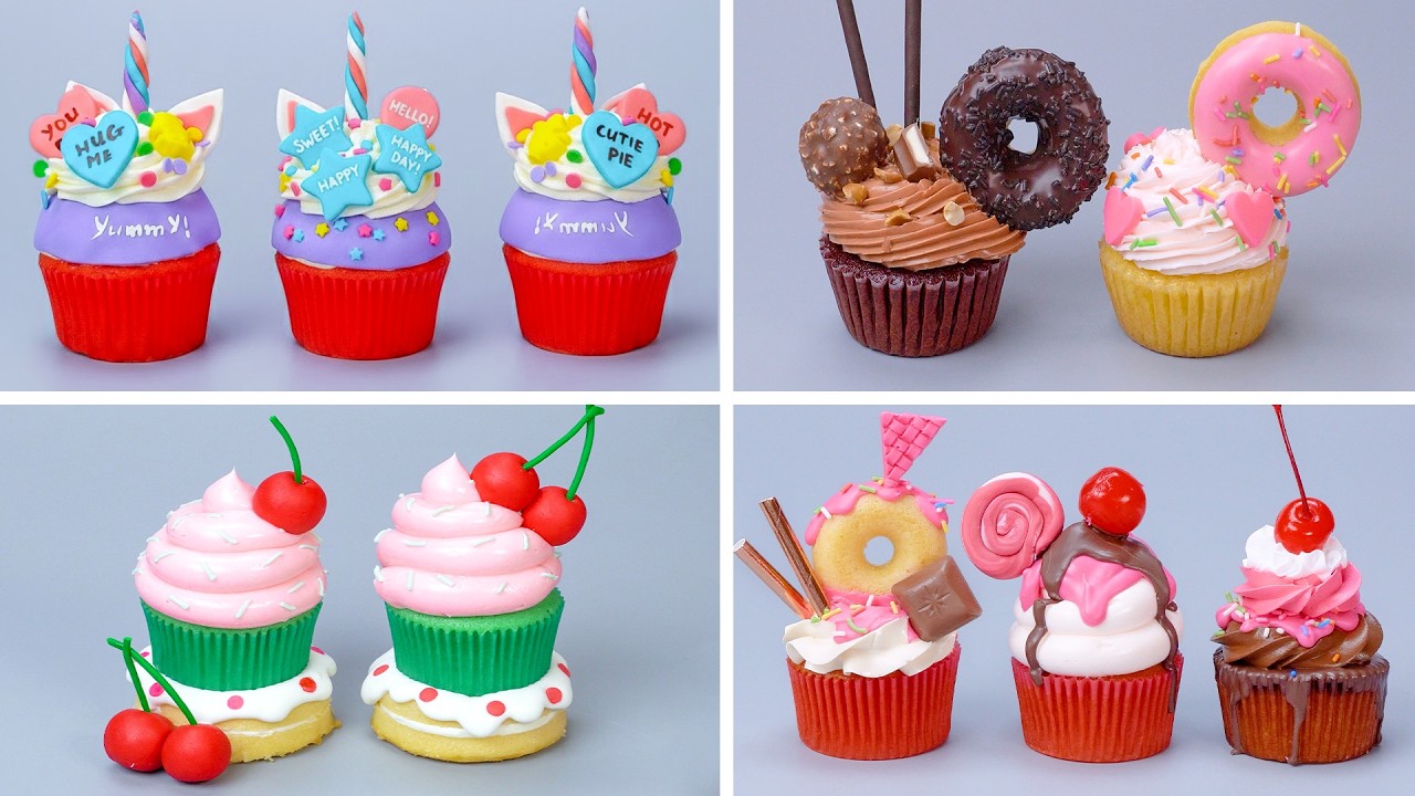 Увлекательная подборка рисунков на кексах 🧁✨ Невероятно приятное украшение тортов