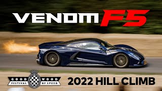 Venom F5 Shoots Fire at Goodwood Festival of Speed  // Driven by Alex Brundle