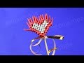 Как сделать сердце из бумаги на палочке. Модульное оригами мастер класс для начинающих