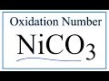Nickel Oxidation States and Charges