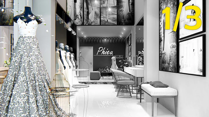 LUMION 8 RENDERING TUTORIALS #24 BOUTIQUE 1/3 (Normal Speed )