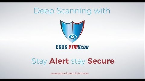 ESDS VTMSCAN:  The proactive tool to secure your website