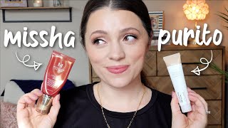 COMPARING $10 BB CREAMS: Missha -vs- Purito // side-by-side demo + which should you buy?