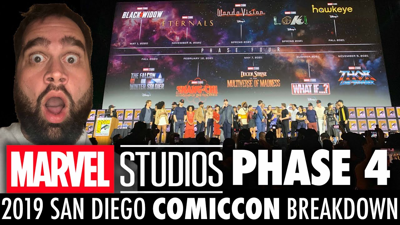 MARVEL PHASE 4 ANNOUNCED! Complete Comic Con Hall H Breakdown! YouTube