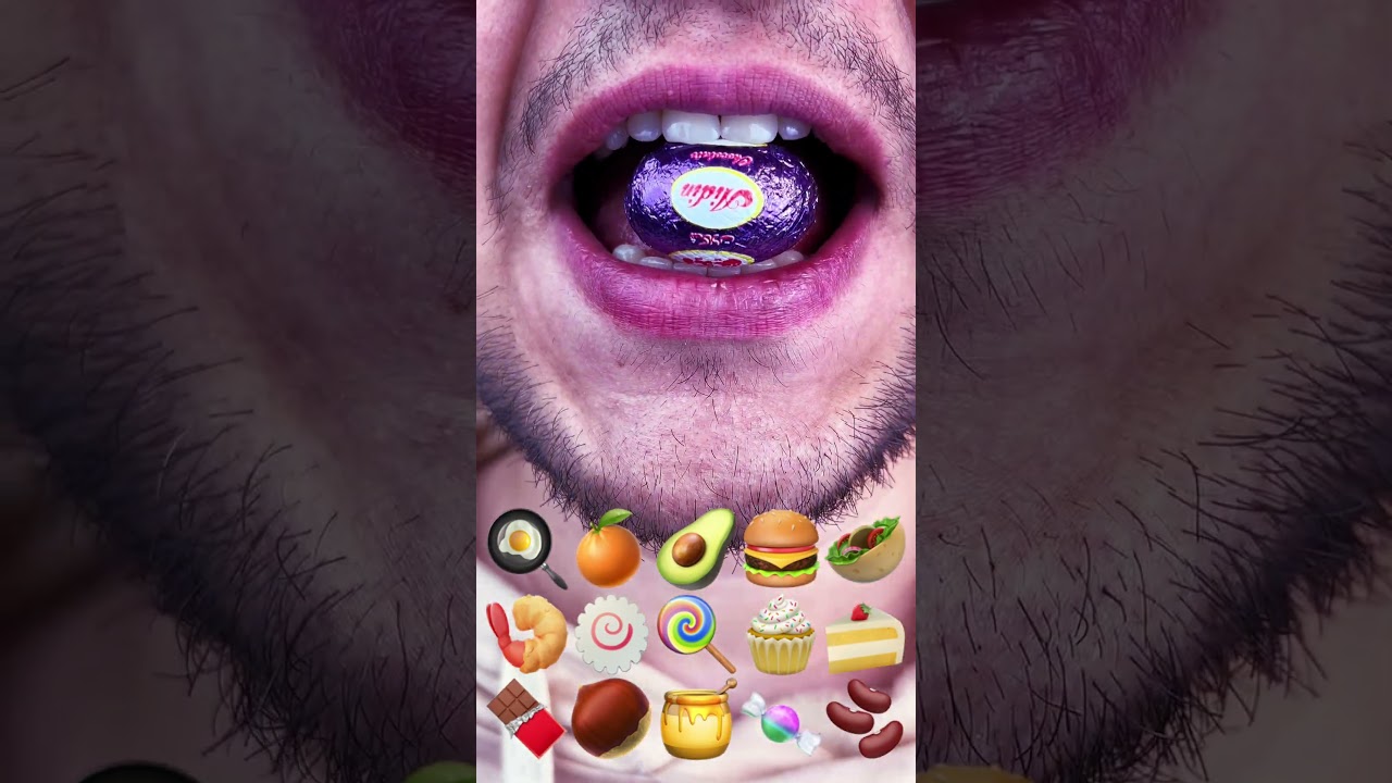 Asmr mukbang egg chocolate