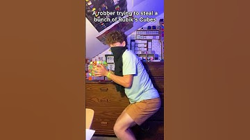 When the Rubik’s Cube Thief Recognizes You 😑 #shorts