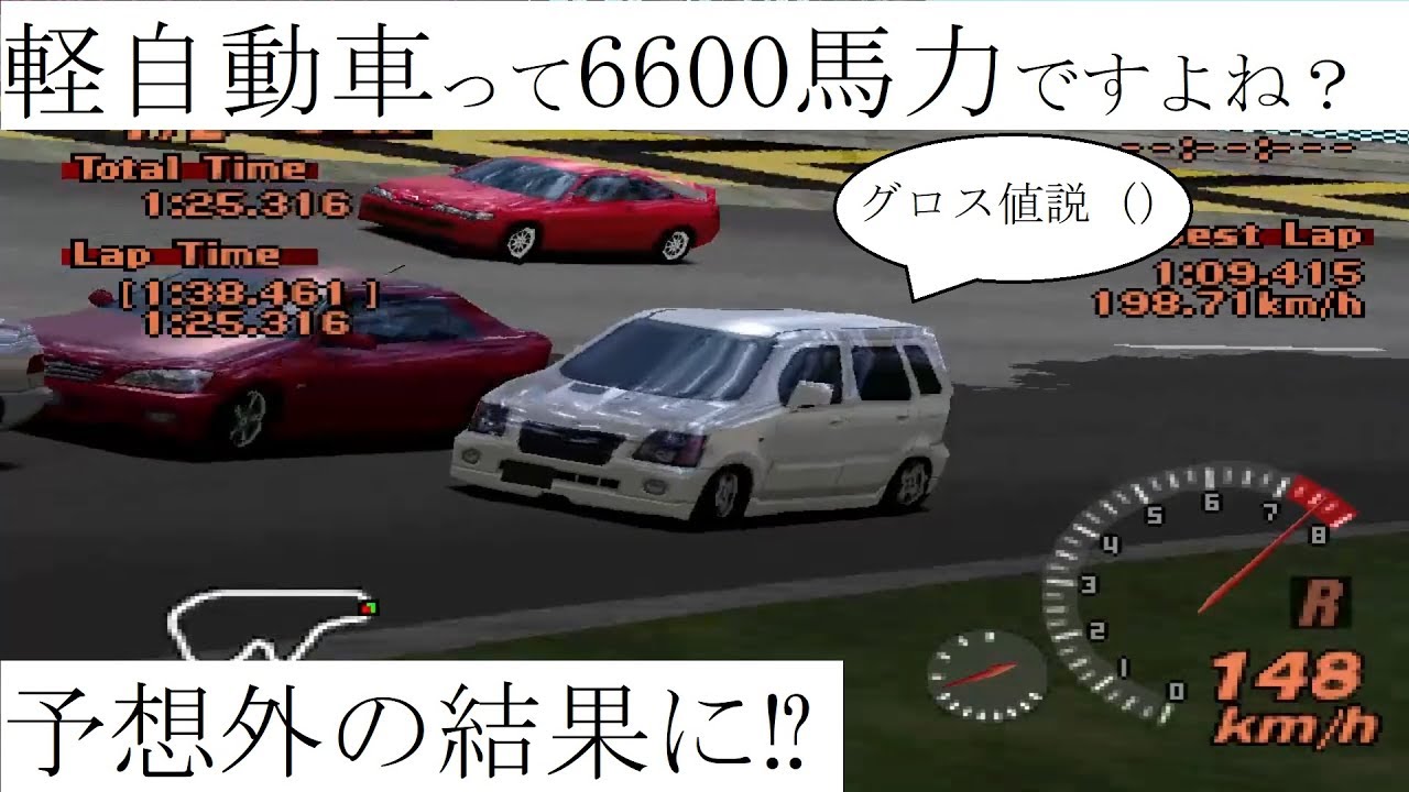 グランツーリスモ２ 6600psのワゴンrを作ったら予想外の結果に Youtube