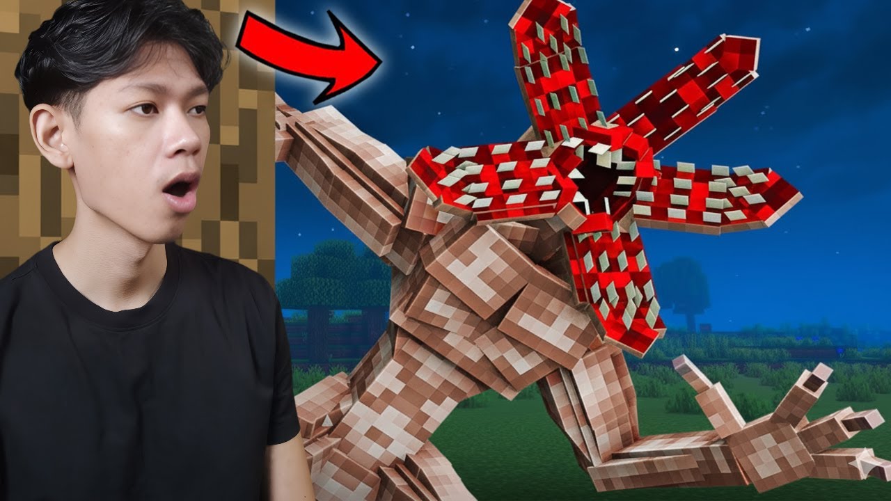 បិសាចមាត់មឹក stranger thing ក្នុង Minecraft !!!