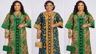 How I Sew Elegant Bubu Kaftan Gown Step by Step #bubu screenshot 1