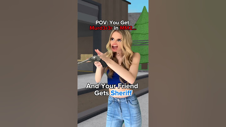 When You Get MURDERER & Your Friend Gets SHERIFF In MM2