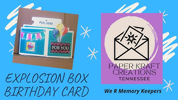 Explosion Box Birthday Card 10052021