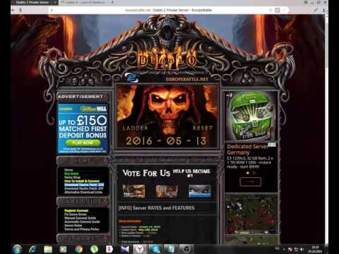 как играть в diablo 2 lod по сети на сервере