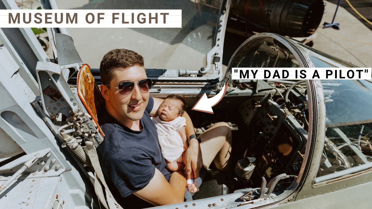 Museum of Flight Canada: Exploring aviation with our newborn and pilot dad