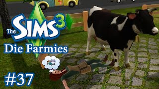 Die Sims 3 - Die Farmies - Part 37 - Das Kuh schubsen ging schief (HD/Lets Play)