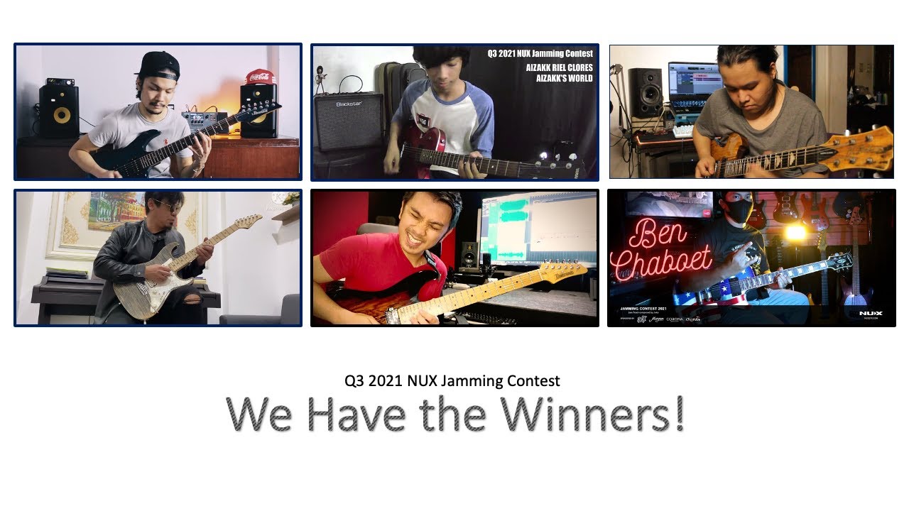 Q3 2021 NUX Jamming Contest | Winners Announcement
