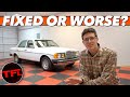 Fixing A Major Issue On My Classic 1982 Mercedes 300D For The First Time In Over A Year!