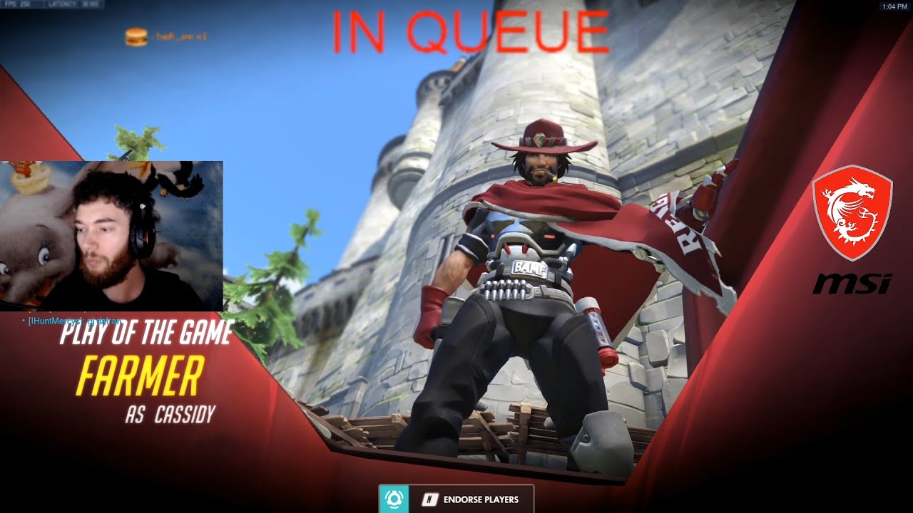 Dafran Insane McCree (Cassidy) - POTG! [ Overwatch Season 32 Top 500 ]