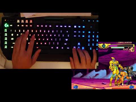 JJBA: HFTF - Tandem on keyboard (default layout on FightCade)