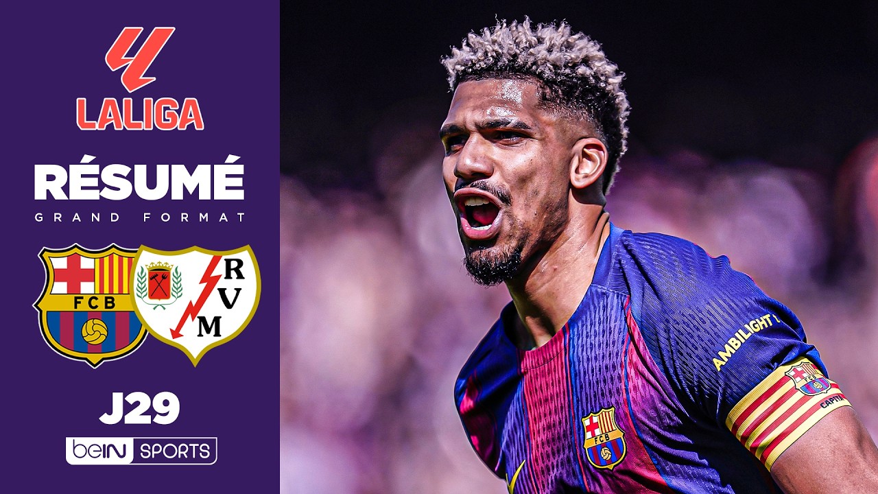 Résumé : BARCELONE enchaine contre le RAYO et s'ENVOLE en tête du classement !