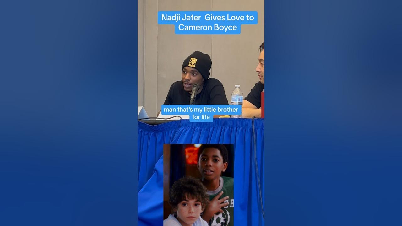 Nadji Jeter Gives Love to Cameron Boyce: My Little Brother 4 Life! #Shorts