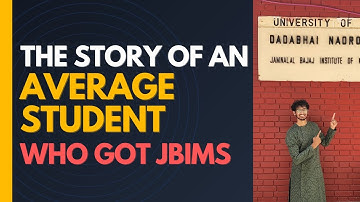 I am an average student, can get into JBIMS? | The truth behind MBA-CET | Inspirational Story