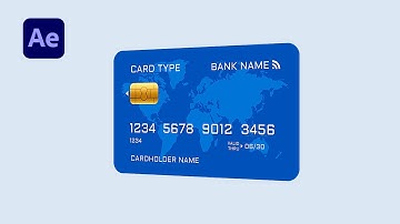 3D Credit Card Animation in After Effects (No Plugins)