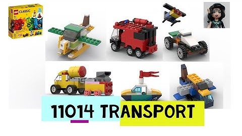 TRANSPORT 🚒 ✈️ ⛵️ NEW SUB SETS Lego classic 11014 ideas How to build easy