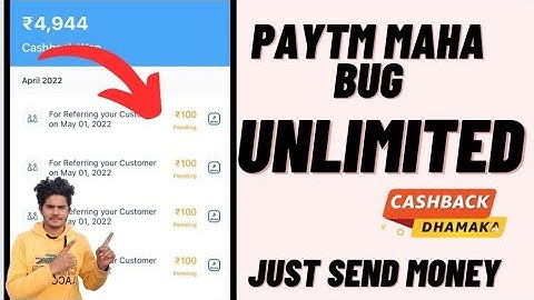 (BUG) PAYTM MAHA BUG