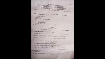 #bcom sem-1 previous question paper Business organisation and management#viral short