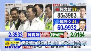 20141130中天新聞 市長黑馬「鄭文燦」勝出! 一路贏3萬多票