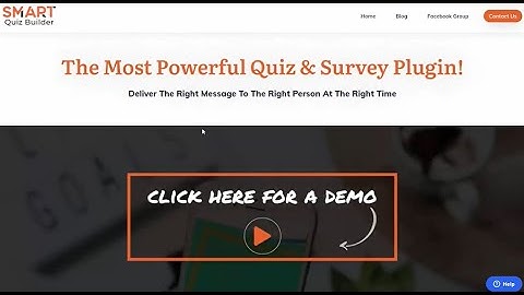 Smart Quiz Builder: The MOST Powerful & Customizable Quiz & Survey plugin for Wordpress!