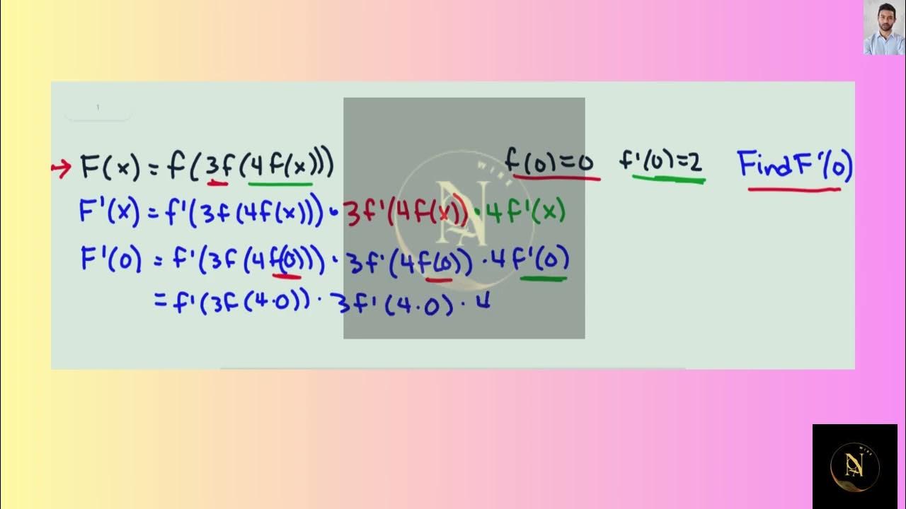 [Math] if-fx-f3f4fx-where-f0-0-and-f-0-2-find-f-0 - YouTube