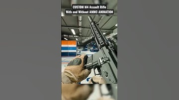 CUSTOM M4 Assault Rifle - With and Without AMMO ANIMATION - Call of Duty Modern Warfare 2 - 1080p