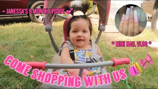COME SHOPPING WITH US  + JANESSA’S 9 MONTH UPDATE | TEEN MOM | PREGNANT AT 15?