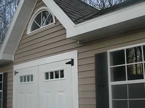 14 x 20 shed with 8 feet high side walls - YouTube