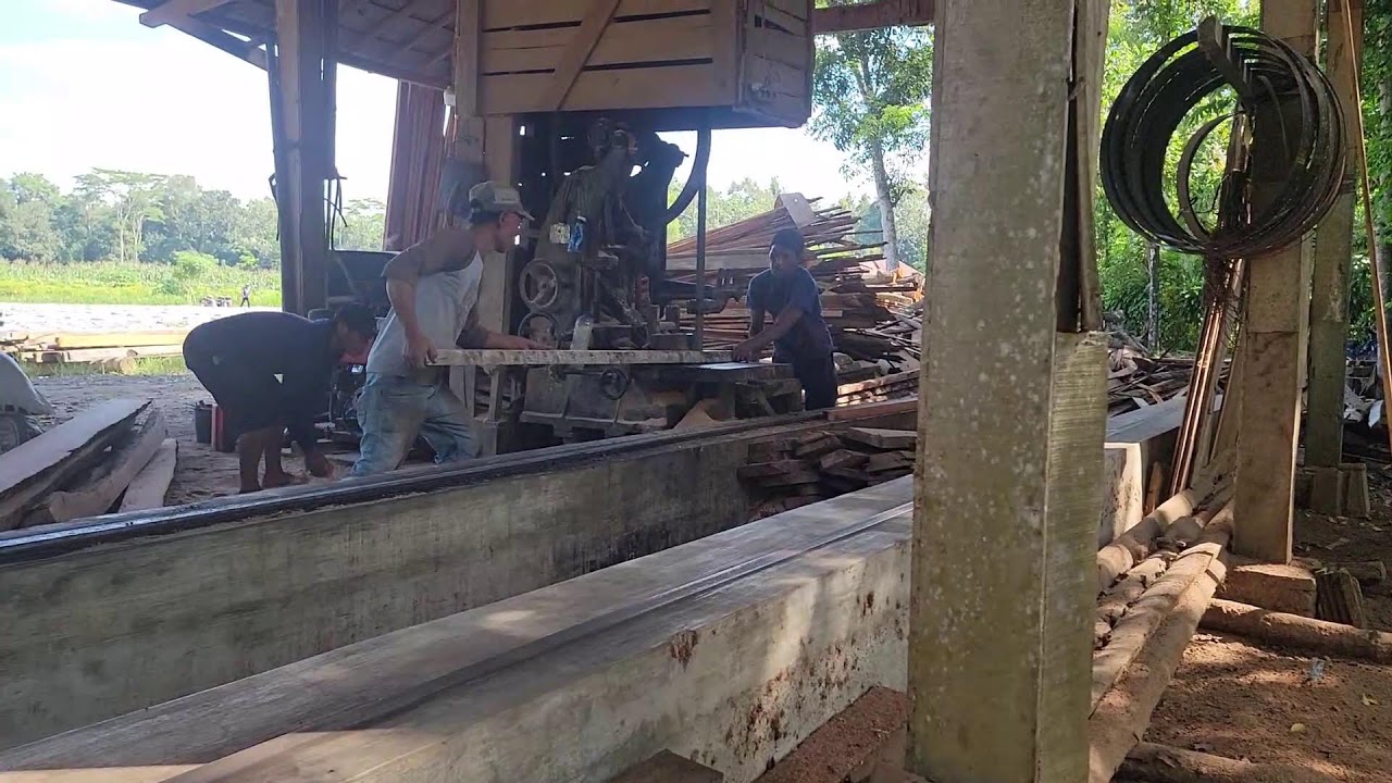 The Genius Way Workers Use Wood Saws for Fast, Precise Cuts! - Agriculture Farming