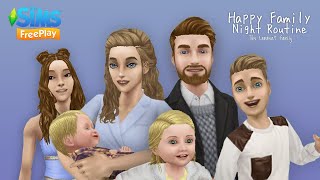 👨‍👩‍👧‍👦  Sims FreePlay - Happy Family Night Routine (Storytime) 4K