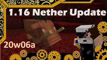 Minecraft 1.16 Nether Update is here!! 20w06a Snapshot Quick Peek (Java)