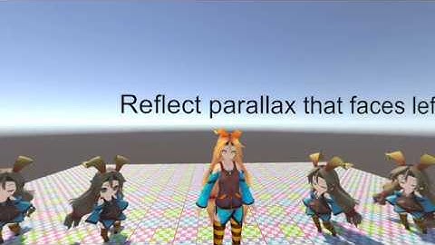 VR180 Render (Unity Asset) parallax test.