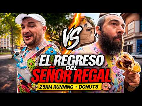 🔥 EL REGRESO DEL SEÑOR REGAL ➡️ 25KM RUNNING + DONUTS EN VALENCIA 😂🥐